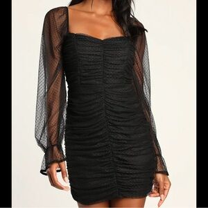 Haute Monde Size M - Elegant Black Lace Dress